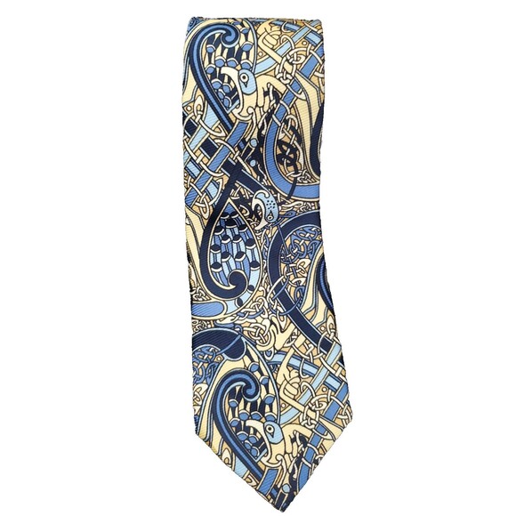 BSL Book of Kells Celtic Tie Collection Hand Finished Neck Tie - Picture 1 of 4